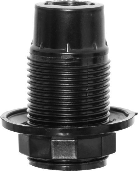 Патрон електричний UP! (Underprice) із гайкою 4 А E14 бакеліт чорний