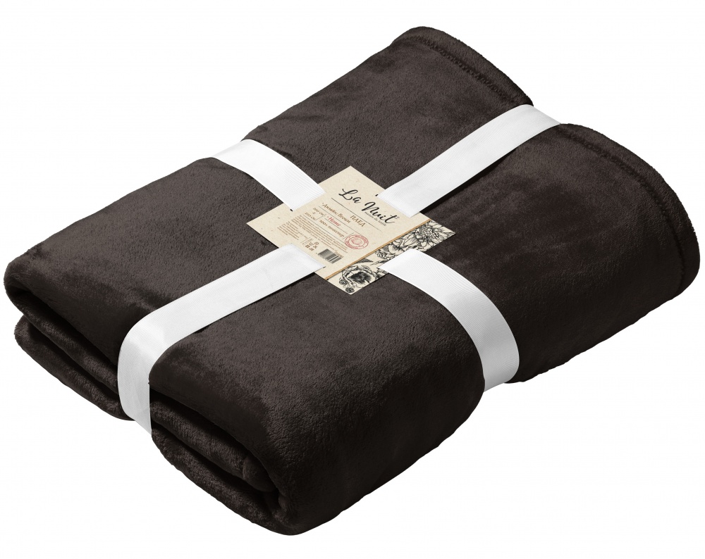 Плед Brown 200x220 см коричневый La Nuit