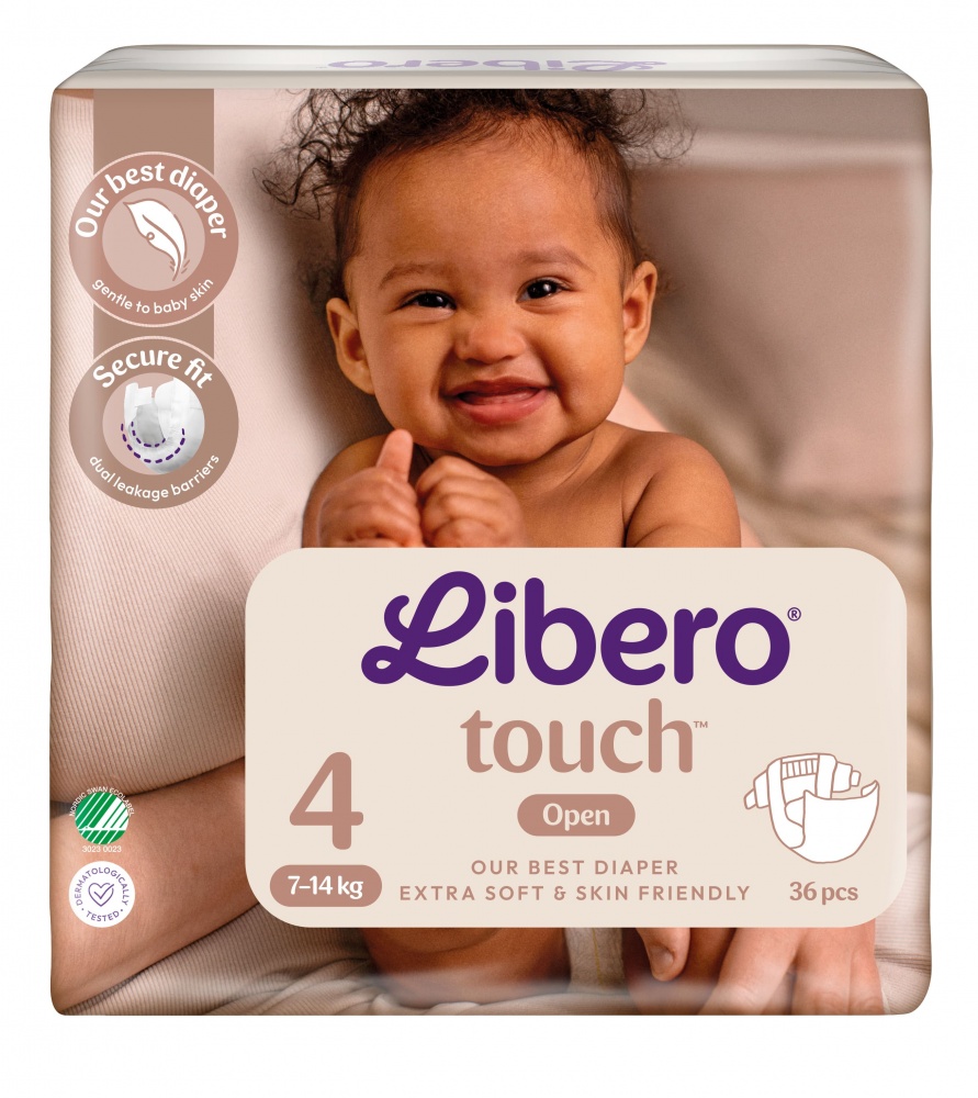 Подгузники Libero Touch 4 7-14 кг 36 шт.