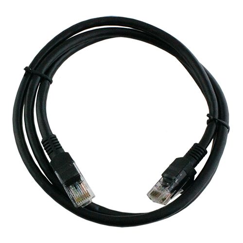 Патч-корд ЕМТ UTP 1 м черный (4-0270У) RJ-45