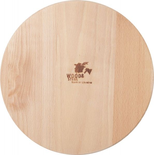 Таця Менажниця кругла 30 см DM-1, дерево WoodSteel 