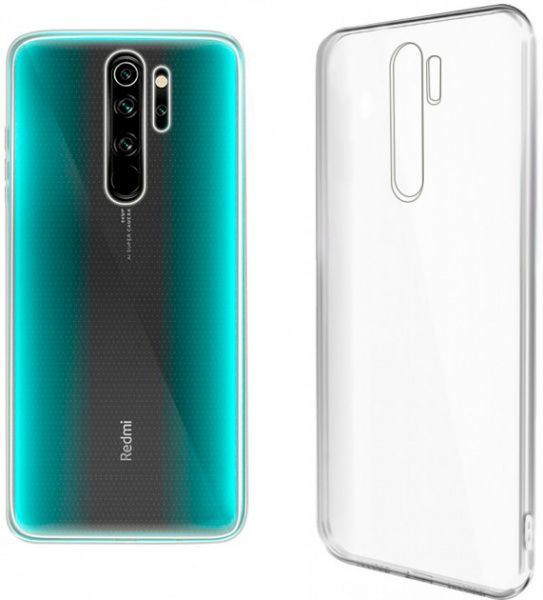 Чехол-накладка GlobalCase (TPU) EXTRA SLIM для Xiaomi Redmi Note 8 Pro transparent 