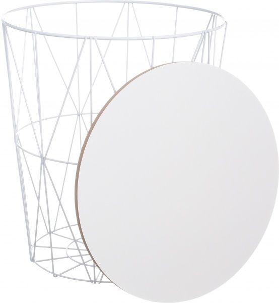 Стол-корзина Сканди 35х35х39 см белый 