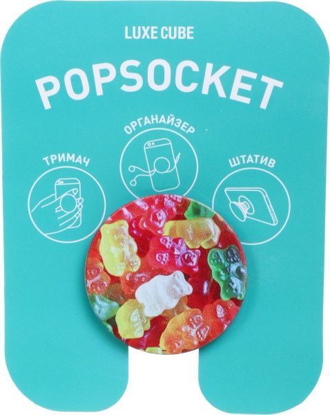Тримач для телефона Pop 005 Gelly Bears Luxe Cube