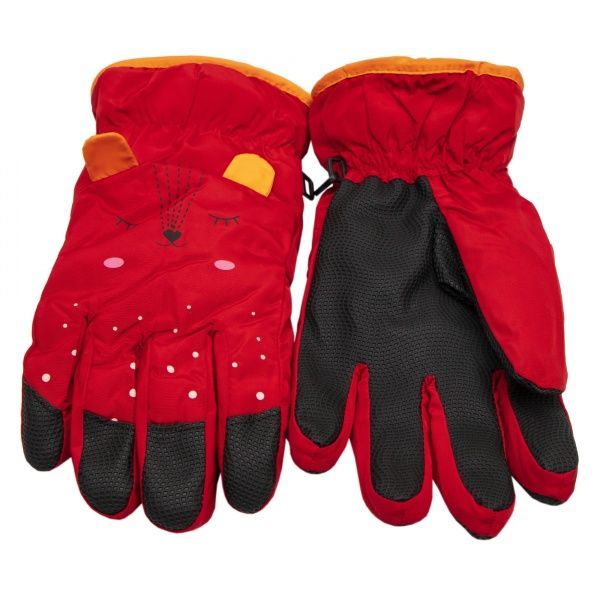 Варежки лыжные детские 22 см красный 516970 