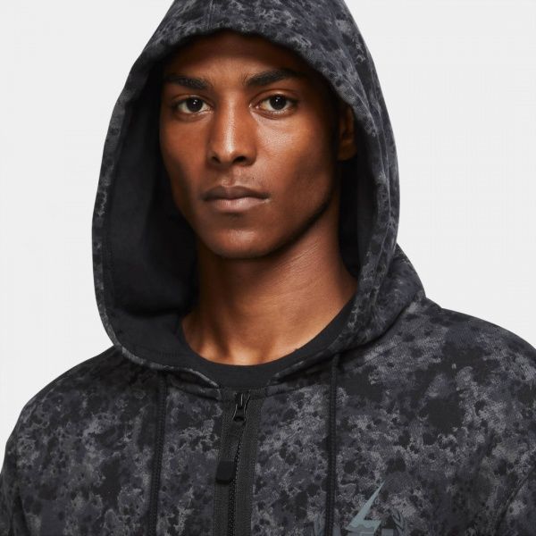 Джемпер Nike LEBRON M NK HOODIE FZ AOP CK6761-010 р. M чорний