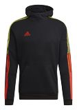Джемпер Adidas TIRO SW HOOD CU GN5551 р. 2XL чорний