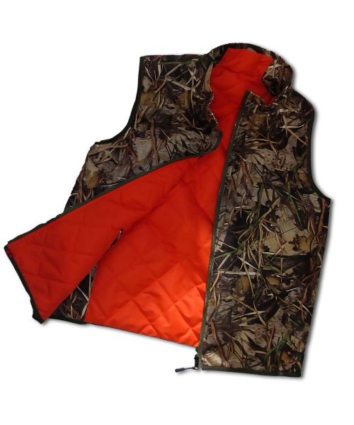 Жилет для рыбалки и охоты 1991 ТМ двусторонний 58/3 34123-09-04-46-9 XXXXL клен