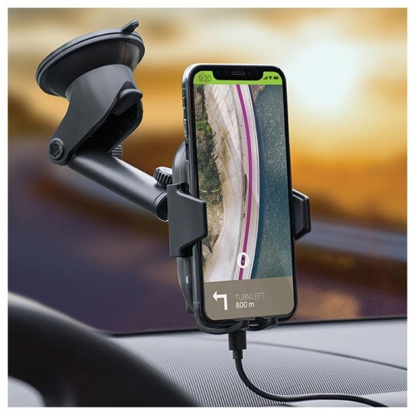 Автодержатель Forever с беспроводным зарядным устройством 15W CORE 