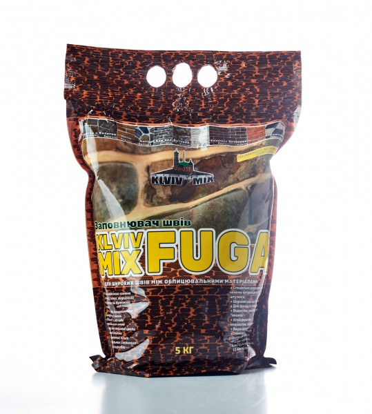 Заповнювач швів KLVIV MIX FUGA 5 кг габро