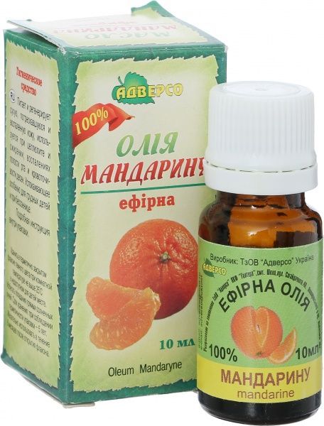 Эфирное масло Адверсо Мандаринова 10 мл 