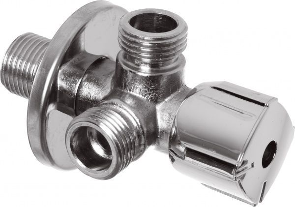 Кран кульовий Arco Twin 1/2”Зx/2”Зx1/2”З