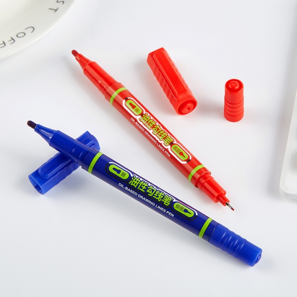 Маркер перманентный Baoke водостойкий 0.5-2 мм красный MARK-PER-BAO-MP2915R 