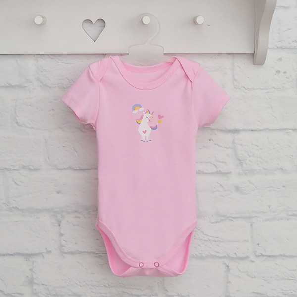 Боди детское для девочки Blanka Единорожка р.92 розовый 110158 