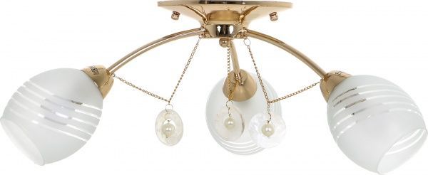Люстра подвесная Luce 213 3xE14 золотой 