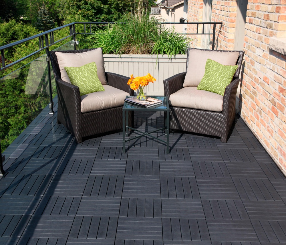 Модульне покриття MultyHome Natural Stone Графіт 30x30 cм