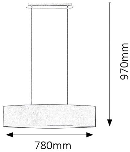 Люстра подвесная Rabalux Monica 2532 2x60 Вт E27 белый/золото/хром 