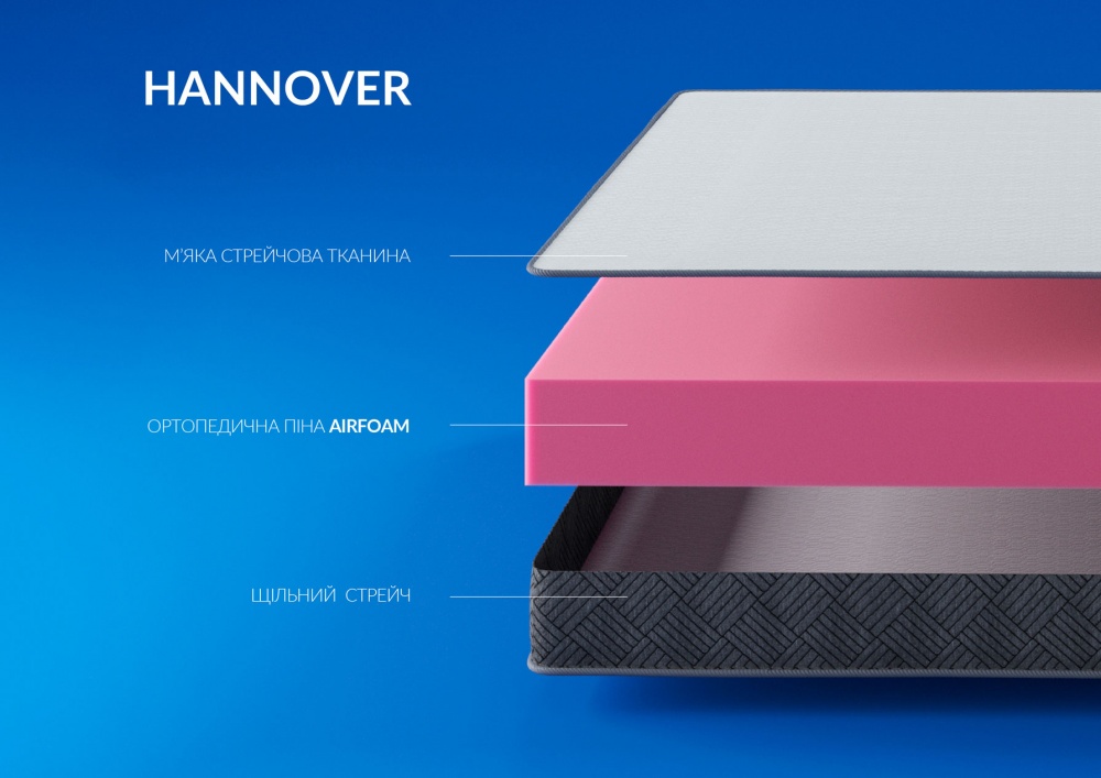 Матрац ортопедичний Hannover Songer und Sohne 160x200 см
