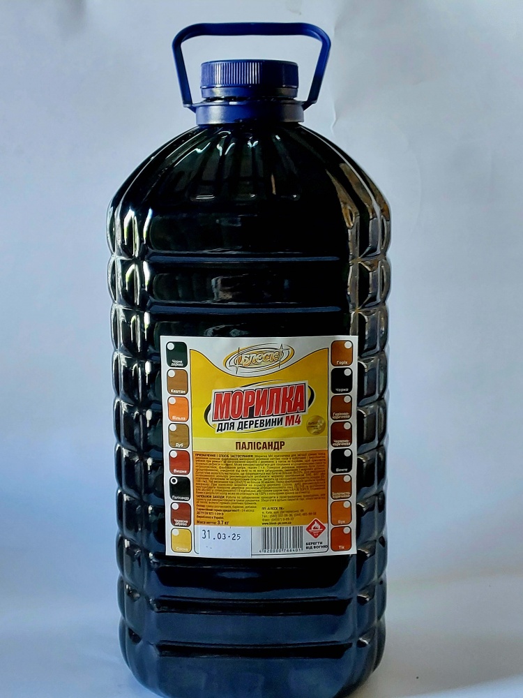 Морилка спиртовая Блеск М4 палисандр мат 3,7 кг