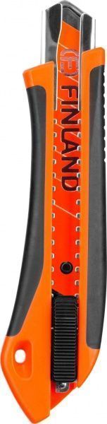 Ніж будівельний Finland 18 мм гумова ручка 1867F