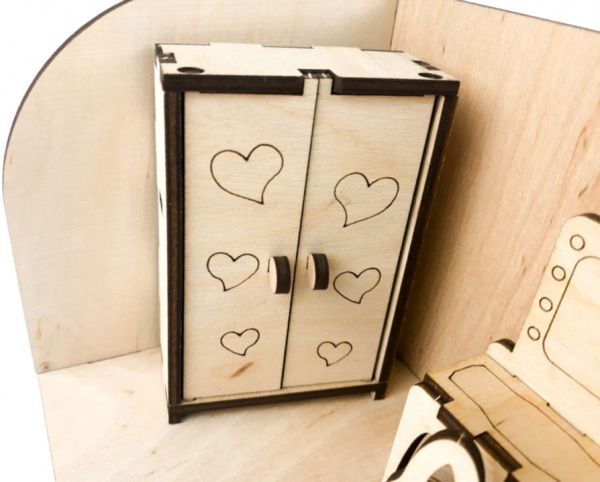 Конструктор дерев'яний Зірка Лялькова кімната Спальня