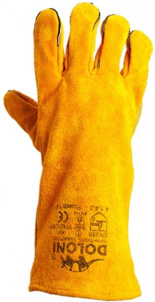 Краги Doloni спилковые с подкладкой с покрытием спилок XL (10) 4507