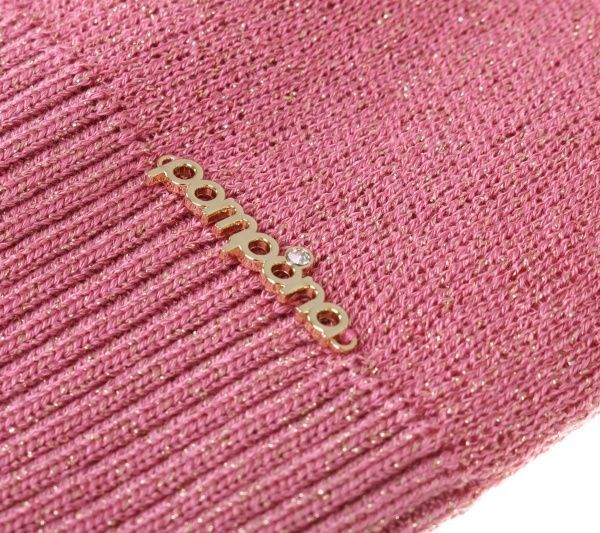 Комплект шапка + снуд Pompona для дівчаток р.52-54 пудровий 20 Z P 51 k 