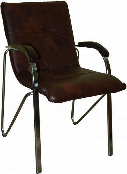 Кресло Примтекс Плюс Samba chrome wood 1.031 S-61 коричневый 