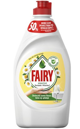 Средство для ручного мытья посуды Fairy Ромашка и витамин Е 0,45л