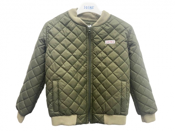 Куртка детская для мальчиков JOIKS р.158 хаки КD-14 