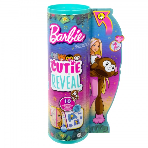 Лялька Barbie Cutie Reveal Друзі з джунглів Мавпа HKR01