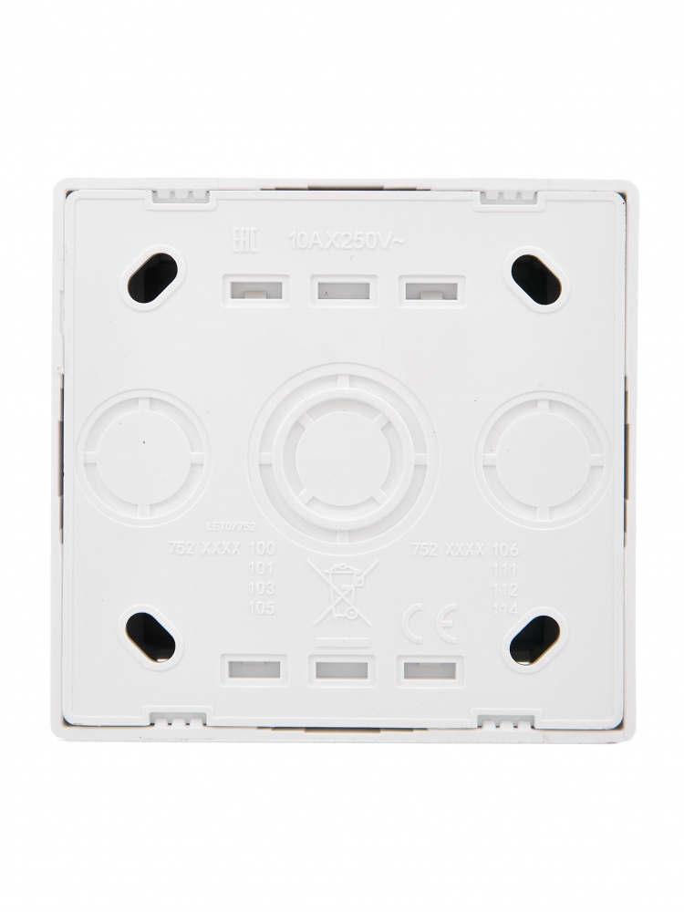 Кнопка звонка Lezard LETO белый 752-0200-103