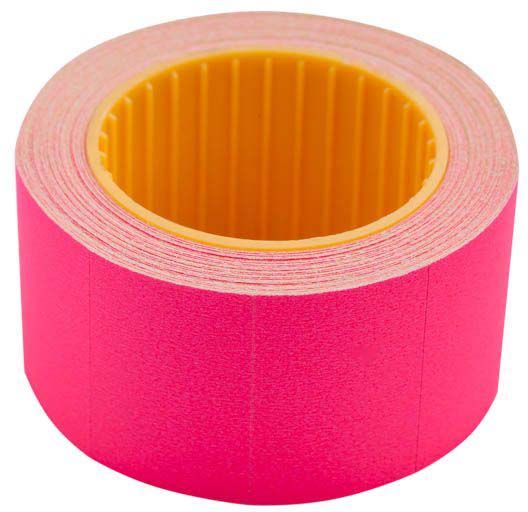 Цінник 22x12 прямокутний 96 метрів 800 шт. 7 роликів малиновий 