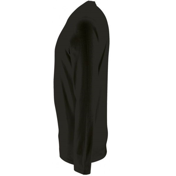 Футболка Sol's Imperial LSL Men р. XXL насыщенный черный