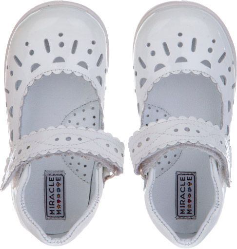 Туфли для девочек MIRACLE р.21 белый 12-2-09-2 