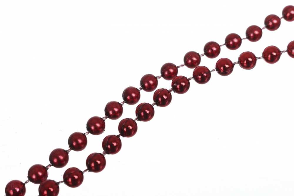 Бусы для елки в тубе в ассортименте EPI-No.17-75-6 6 мм 6 м