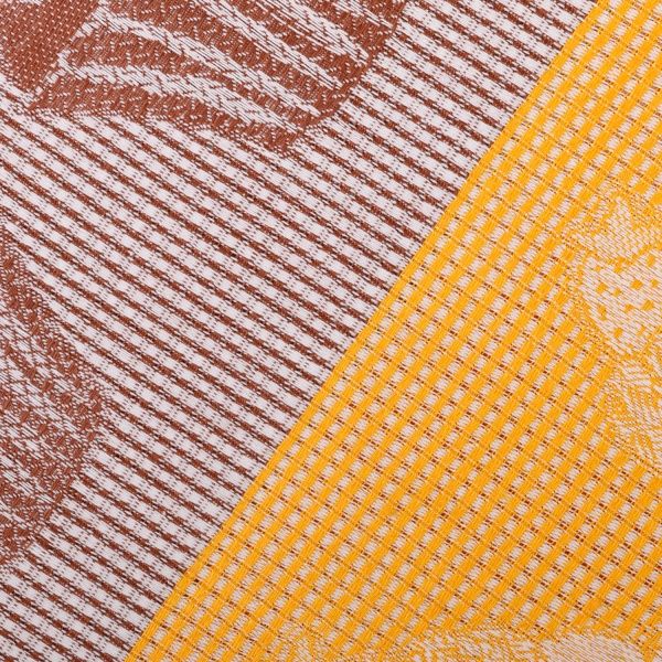 Полотенце кексы 49x70 см Білоруський льон оранжевый 