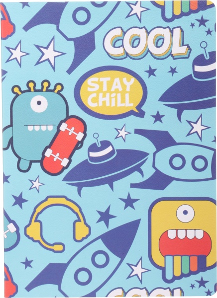 Блокнот Монстры в космосе 25х18 см Mikirei