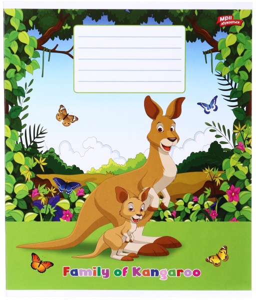 Зошит шкільний 12 аркушів у косу лінію в асортименті Мрії збуваються