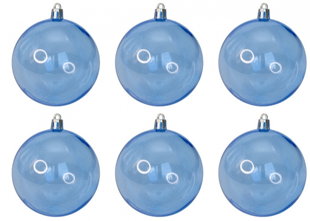 Набор елочных шаров 892296 d 80 мм 6 шт./уп.