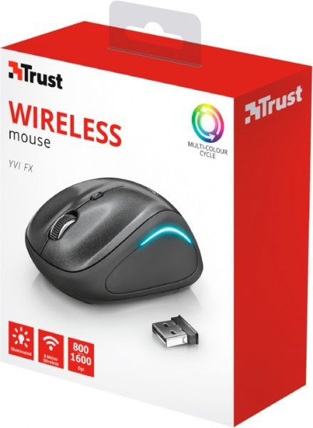 Миша Trust Yvi FX Wireless 22333 black 
