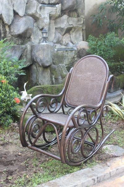 Кресло-качалка Indigo Прого 110x60x110 см коричневый 