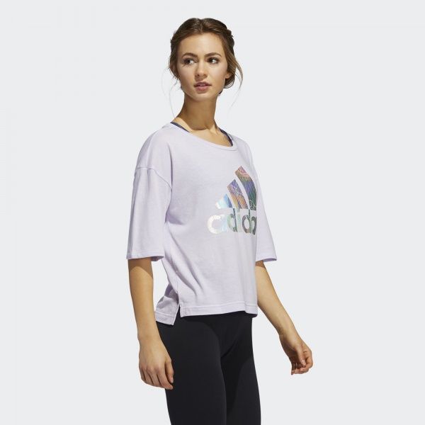 Футболка Adidas UNIV TEE 2 W FM1657 M фіолетовий