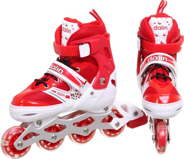 Роликовые коньки Shantou SC190158, со светом, 3 цвета р. 35-38