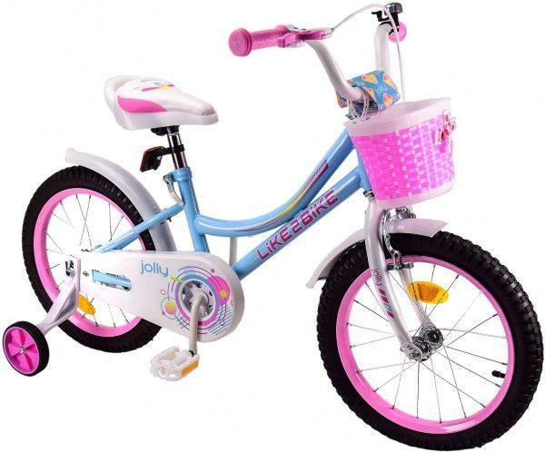 Велосипед детский Like2bike 2-колесный 14'' Jolly голубой 211408 