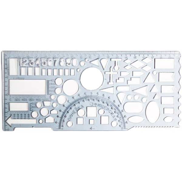 Линейка 20 см офицерская 72008-NV Navigator