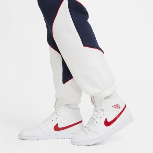 Штани Jordan W J PSG FLEECE PANT DC0455-100 р. L біло-синій
