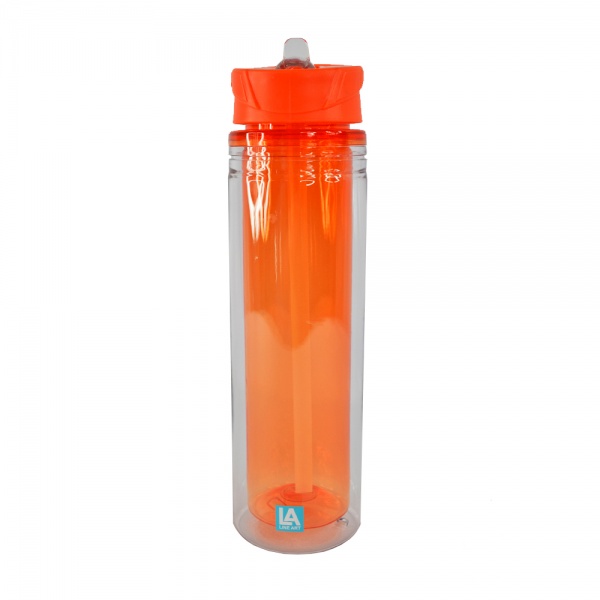 Бутылка Liquid 620 мл оранжевый Line Art