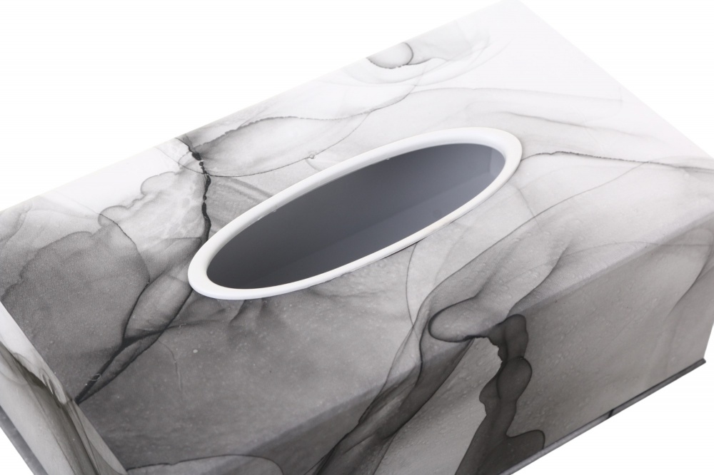 Серветниця декоративна Luna сірий мармур (202х108х75)