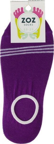 Носки женские ZOZ следы р. 23-25 фиолетовый 